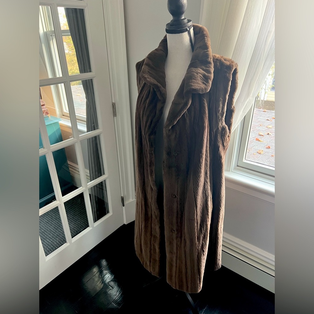 Sheared Mink coat vest.  Original price over 5000.00